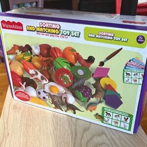 Bliss Sorting and Matching Toy Set - Multicolor